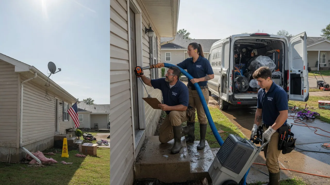 Ceiling Water Damage Restoration in Clayton, OK near me